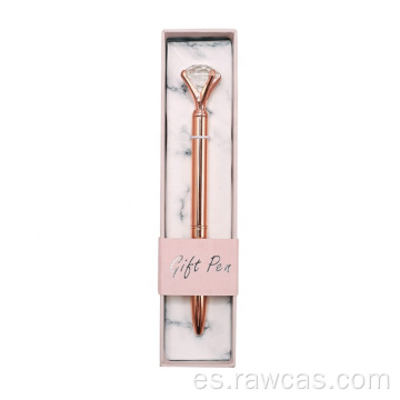 Exquisito Diamond Gift Metal Pen para niña